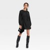 Women's Ballon Long Sleeve Belted Mini Dress - A New Day™ - image 3 of 3