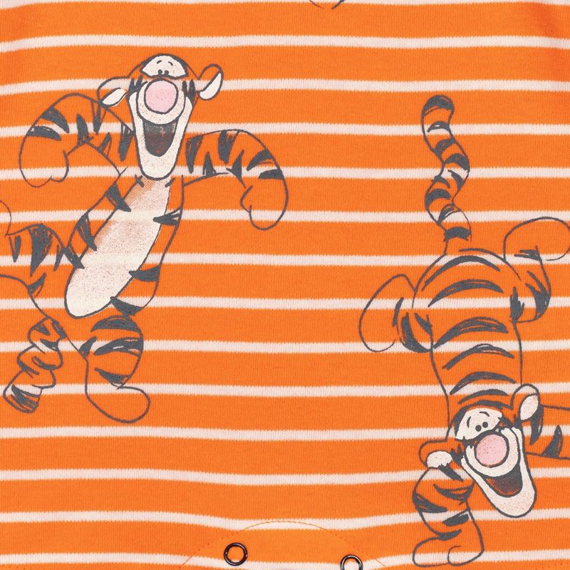 Disney Winnie the Pooh Mickey Mouse Tigger Baby 2 Pack Henley Rompers Newborn to Toddler, 4 of 8