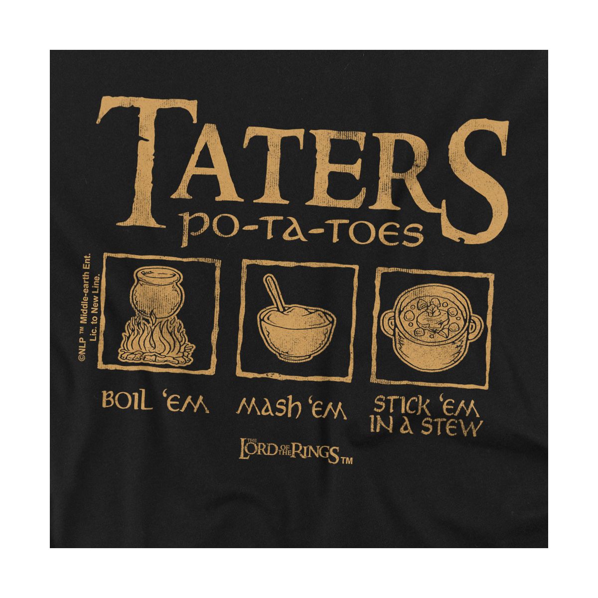 Baby Lord Of The Rings Taters Infant Bodysuit - thumbnail 2