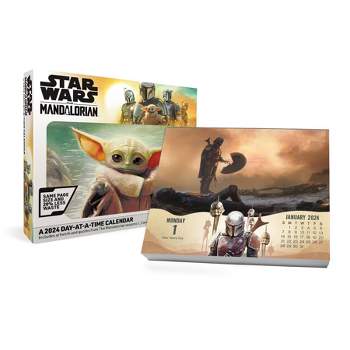 Trends International Inc. 2024 Daily Desk Calendar 4.25"x5" Star Wars: The Mandalorian
