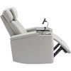 CAVINAS 18" Modern Power Swivel Recliner Chair,Upholstered Home Theater Seating with 360°Swivel Tray Table,Phone Holder and Cup Holder - 2 of 4