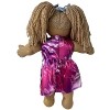 Doll Clothes Superstore Bright Fuchsia Dress For 15-16 Inch Baby And Cabbage Patch Kid Dolls - 4 of 4