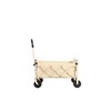 XINGHANZHENXUAN Folding Beach Wagons with Wheels, Outdoor Utility Carts for Grocery, Camping, Shopping, Sports, Garden - 4 of 4