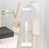 National Brand Portable and Rechargeable LED Touch Lamp with White Metal Finish: USB Powered, Integrated LED, No Assembly Required - 3 of 3