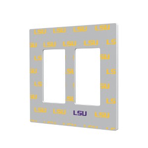 NCAA SEC Universities Fashion Pattern Hidden-Screw Light Switch Plate for Double Rocker - 1 of 4
