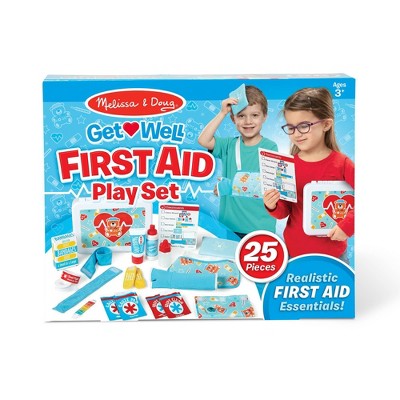 Melissa & Doug Get Well First Aid Kit Play Set