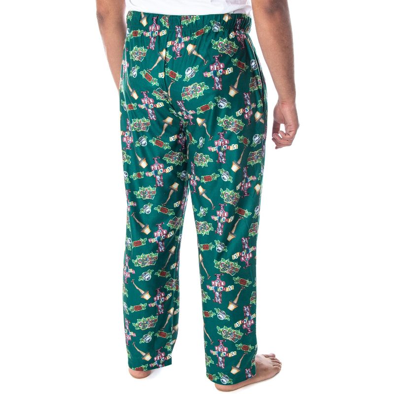A Christmas Story Men's Movie inspired Allover Print Sleep Pajama Pants Green, 2 of 5