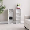 KTMBDW Tall Narrow Bookshelf 8 Tiers, Compact Corner Bookcase with a Wavy Border Design, Easy to Match for Living Room, Office, Study, Bedroom - 4 of 4