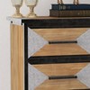Slim Storage Cabinet with 5 Drawers – Handmade Living Room Organizer with Metal Legs, for Bedroom & Pantry - 3 of 4