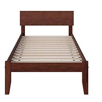Orlando Twin XL Platform Bed with Integrated USB, Rubberwood
