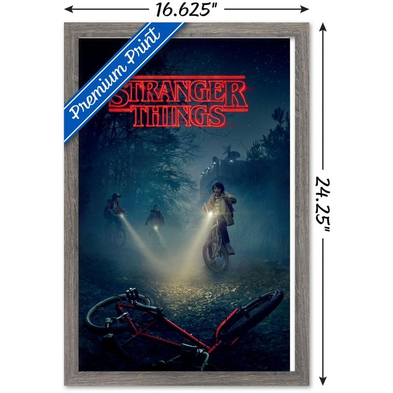 Trends International Netflix Stranger Things - Bikes Framed Wall Poster Prints, 3 of 7
