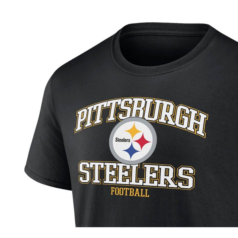 NFL Pittsburgh Steelers Short Sleeve Core Big &#38; Tall T-Shirt, 3 of 4