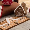 Gingerbread House Shaped Rug Non - Slip Ultra Soft Microfiber Beige Living Room Bedroom Decorative Area Rug 20x47 Inches - 4 of 4