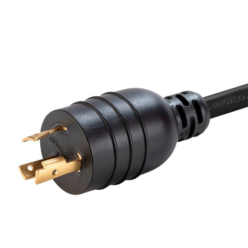 Monoprice Heavy Duty Extension Cord - 10 Feet - Black | NEMA L6-20P to IEC 60320 C19, For High-Performance Computers, Network Devices Requiring Higher, 5 of 7