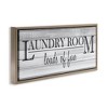 Stupell Industries Fun Laundry Room Funny Bathroom, 31" x 14" - 3 of 4