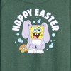 Women's - SpongeBob Squarepants - Hoppy Easter Lightweight French Terry Wide Neck Long Sleeve Shirt - 2 of 4