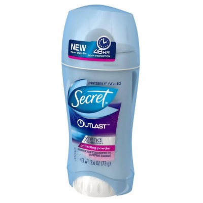 Secret Outlast Invisible Solid Antiperspirant Deodorant for Women Protecting Powder - 2.6oz