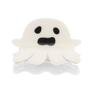 Unique Bargains Halloween Fear Expression Hair Clips  2.95" Length Black Beige 1 Pc - 1 of 3