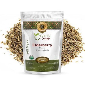 Organic Way Elderberry Flower 4 Oz - 1 of 4