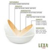 Lexa Bamboo 3-Piece Bowl Set, 12, 10, 8 Inch - 2 of 4