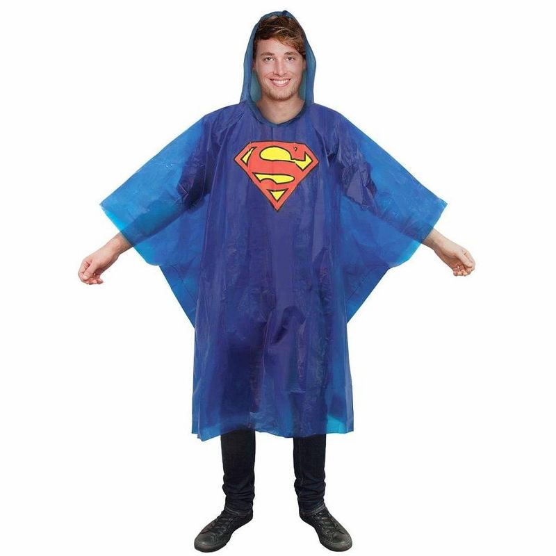 Superman DC Comics  Hooded Rain Pullover, 1 of 3