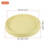 Unique Bargains Indoor Ceramic Round Plant Pot Saucers Tray 2 Pcs - 2 of 4