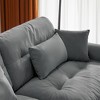 Christopher Knight Home Clare Modular Oversized Button Tufted Velvet Sectional Sofa with Movable Ottomans - 4 of 4