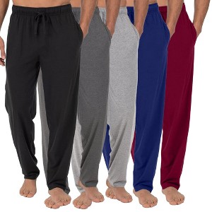 Blue Ice Men's Modern Fit Classic Lounge Pants-5 Pack - 1 of 4