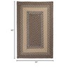 Colonial Mills Tiburon - Stone Blue 2 ft.x5 ft. Runner (Rectangle) Rug Indoor/Outdoor 100% Polypropylene - 3 of 4