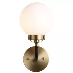 6" Caleb Wall Sconce (Includes Energy Efficient Light Bulb) Gold - JONATHAN Y