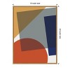 Amanti Art Layered Retro Modern Shapes In Bright Colors by The Creative Bunch Studio Canvas Wall Art Print Framed 18 x 24-in. - 4 of 4