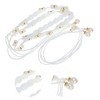 Unique Bargains Women's Faux Pearls Adjustable Waist Belt 1 Pc - 4 of 4