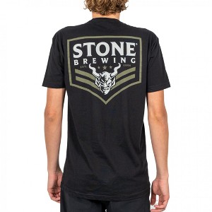 Mens Stone Brewing Insignia Front and Back T-Shirt - 1 of 2