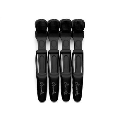 Mermade Grip Clips 4pc - Sleek Black : Target