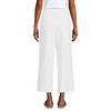 Lands' End Women's Sport Knit Pull On Drawstring Wide Leg Crop Pants - 2 of 4