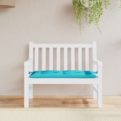 VidaXL Garden Bench Cushion Turquoise 39.4"x19.7"x2.8" Oxford Fabric