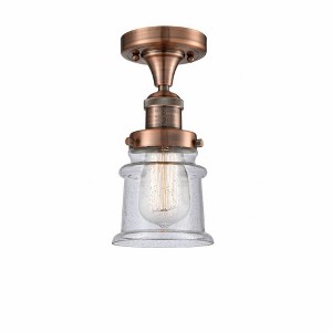 Canton - 1 Light Semi-Flush Mount In Industrial Style-11.5 Inches Tall and 6 Inches Wide - 1 of 1