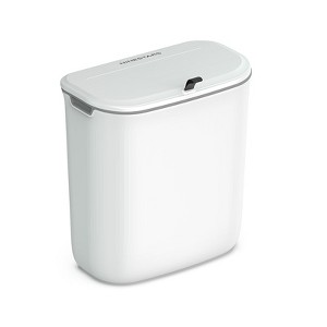 Chery Life Plastic Hanging Trash Can with Lid - 1 of 4