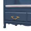 NicBex 42" Upholstered Storage Bench with Back,Shoe Bench with Removable Cushion,Entryway Bench with Hidden Storage for Living Room&Bedroom - 4 of 4