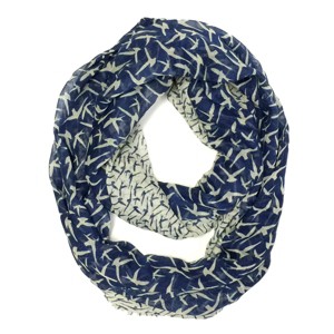 Wrapables Bird Print Infinity Scarf - 1 of 4