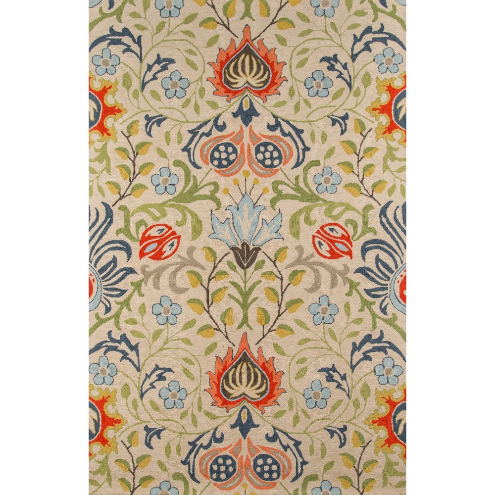 Photos - Area Rug Momeni 5'x8' Ashlei Floral Rug Cream  