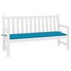 vidaXL Garden Bench Cushion Blue 78.7"x19.7"x1.2" Oxford Fabric - 3 of 4