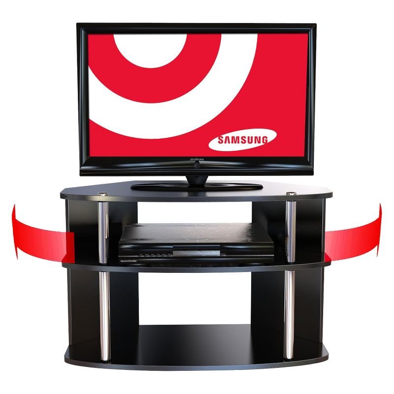 Designs2Go Swivel 3 Tier TV Stand for TVs up to 32" - Breighton Home, 4 of 6