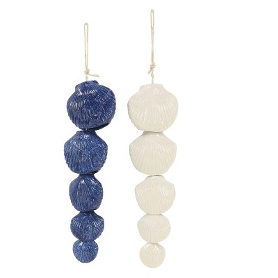 21"H Ceramic Wind Chime - Brass - Olivia & May