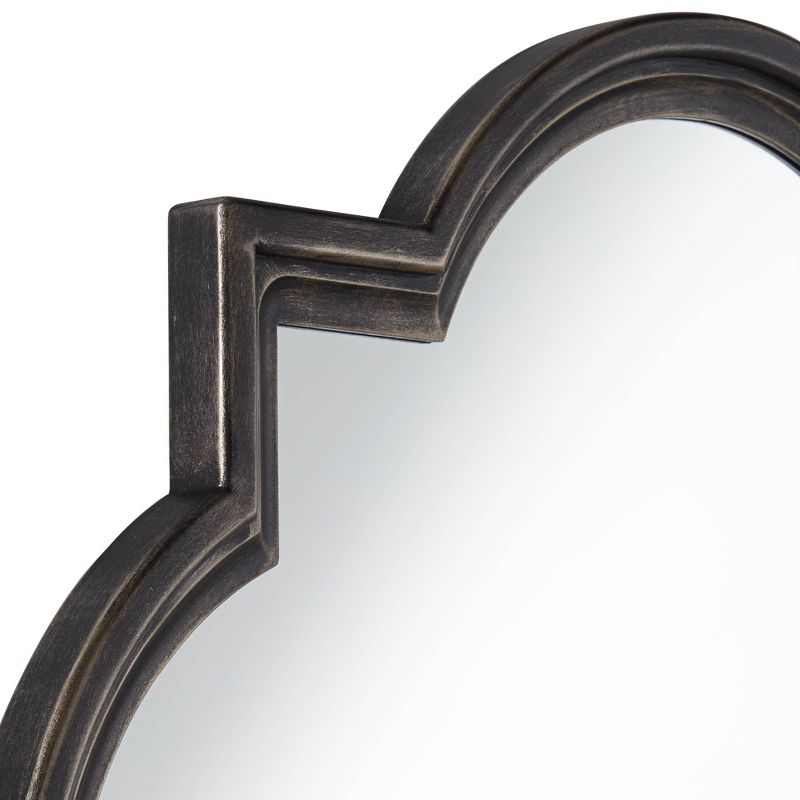 Uttermost Quatrefoil Vanity Wall Mirror Rustic Oil Rubbed Bronze Layered Wood Frame 34" Wide for Bathroom Bedroom Living Room Home Office Entryway, 3 of 6