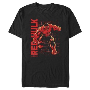 Men's Captain America: Brave New World Red Hulk Poster T-Shirt - 1 of 4