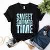 Simply Sage Market Sweet Summer Time Block Distressed Short Sleeve Tee - 3 of 4