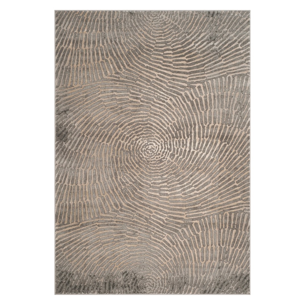 5'3inX7'6in Shapes Area Rug Taupe - Safavieh