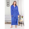 ADR Plush Fleece Women's Robe, Long Hooded Women's Bathrobe, Soft Cozy Women's Bath Robe & Plus Sizes - 2 of 4