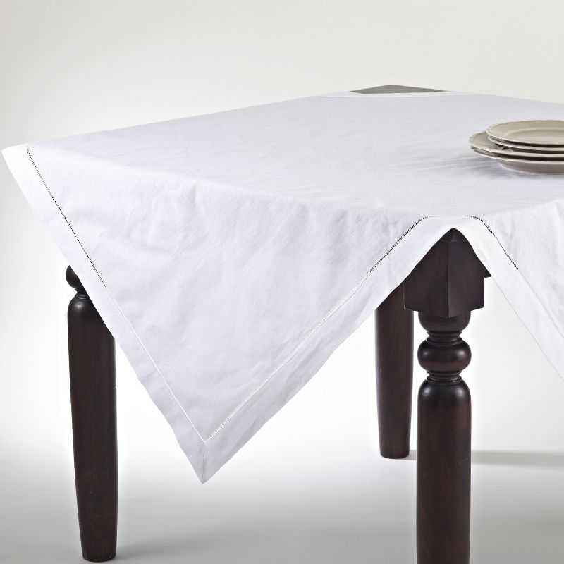 Saro Lifestyle Hemstitched Tablecloth, 2 of 6